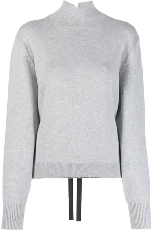 Fendi Stickad pullover med knytning