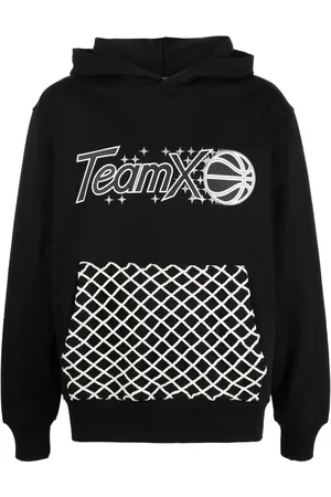 JUST DON Hoodie med grafiskt tryck