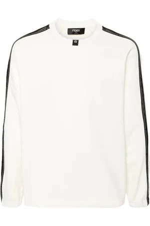 Fendi Tröja med logotypkant