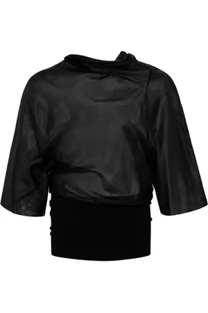 Rick Owens Cylinder sidenblus
