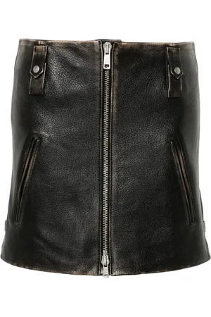 Prada Kort skinnkjol
