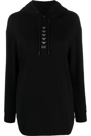 EA7 Hoodie med dragsko