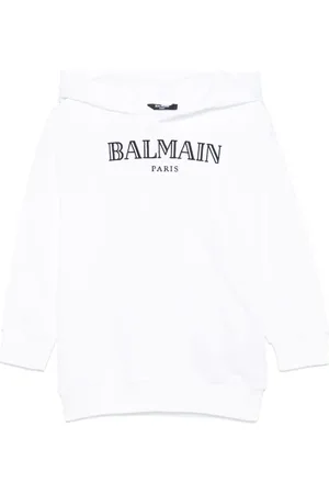 Balmain Hoodie med broderad logotyp