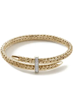 John Hardy Diamantarmband i 18K gult guld