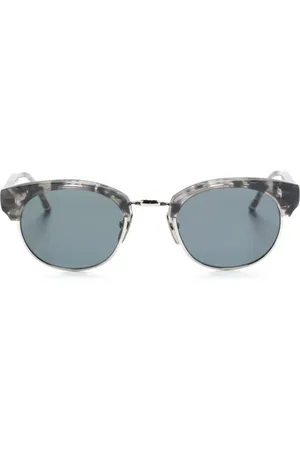 Thom Browne Ovala solglasögon