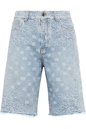 AMIRI Jeansshorts i jacquard