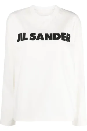 Jil Sander Sweatshirt med logotyp
