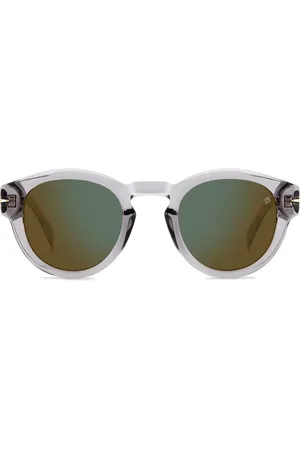 DB EYEWEAR BY DAVID BECKHAM Tonade runda solglasögon