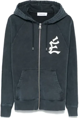 Etudes Hoodie med broderad logotyp