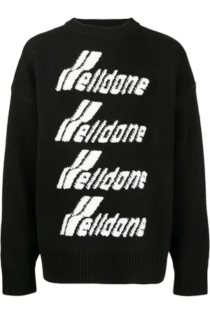 We11 Done Tröja med broderad logotyp
