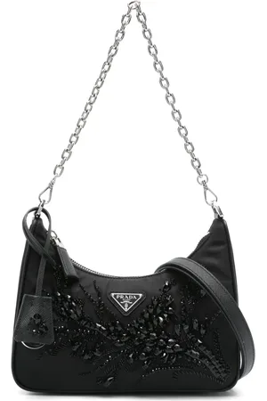 Prada Axelväska med strass