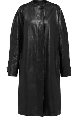 Prada Enkelknäppt skinnkappa