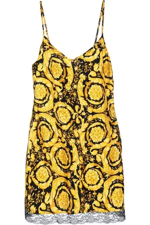 VERSACE Barocco sidenklänning
