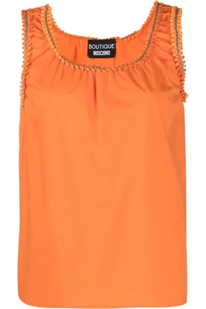 Moschino Linne med utsmyckad kant