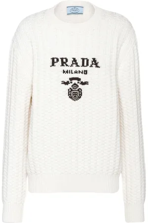 Prada Kashmirtröja med rundad hals