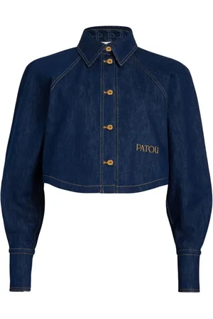 Patou Kort jeansskjorta