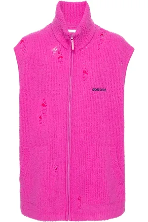 DOUBLET Väst med broderad logotyp