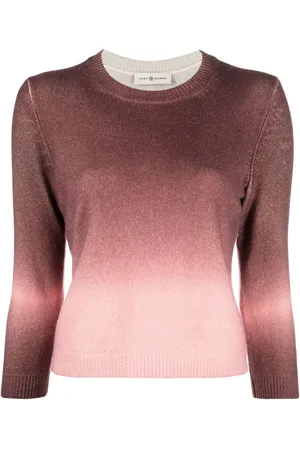 Tory Burch Kashmirtröja med ombréfärgad effekt