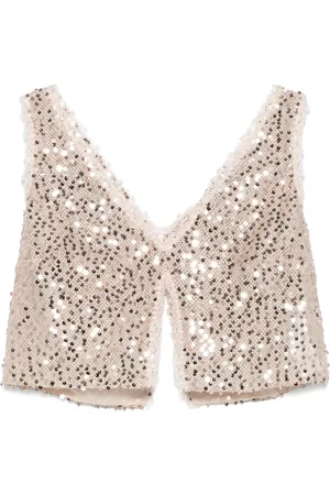 ERMANNO SCERVINO Paljettprydd topp