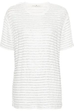 ERMANNO SCERVINO Stickad topp med strass