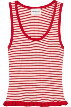 Claudie Pierlot Randigt finstickat linne