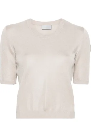 Moncler Kortärmad tröja med logotypmärke