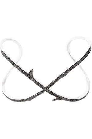 STEPHEN WEBSTER Stem Crossover diamantarmband i 18K guld