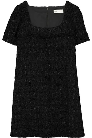 Tory Burch Tinsel kort tweedklänning