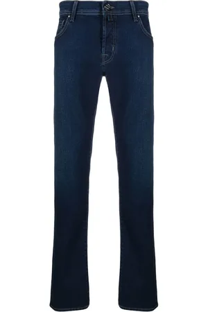 Jacob Cohen Halvhöga jeans med logotypmärke