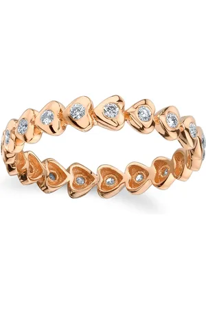 Shay Heart Eternity ring i 18K roséguld