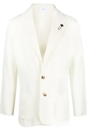LARDINI Blazer med brosch