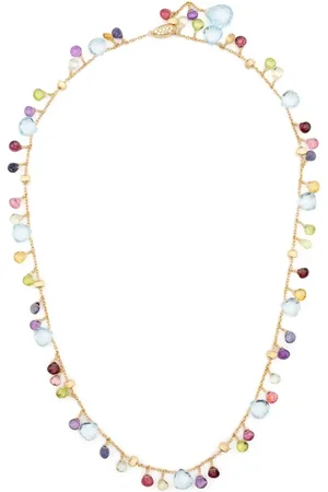 Marco Bicego Halsband i 18K gult guld med topas och diamant
