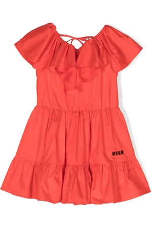 Msgm Klänning med volangdetalj