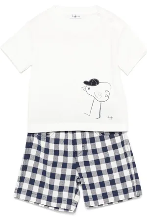 Il gufo Rutigt set med shorts