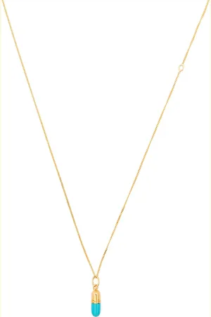 TRUE ROCKS Halsband med pillerhänge