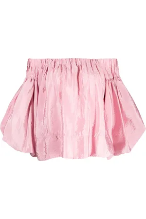 REJINA PYO Carla baraxlad blus med puffärm