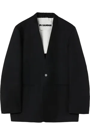 Jil Sander Omarbetad enkelknäppt blazer