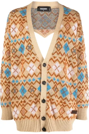 Dsquared2 Kofta med geometriskt tryck