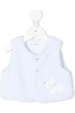 Familiar Väst med broderad hund