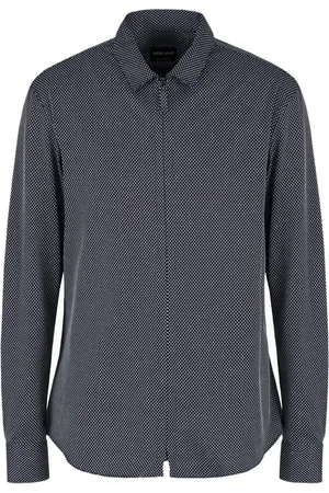 Giorgio Armani Skjorta med geometriskt mönster