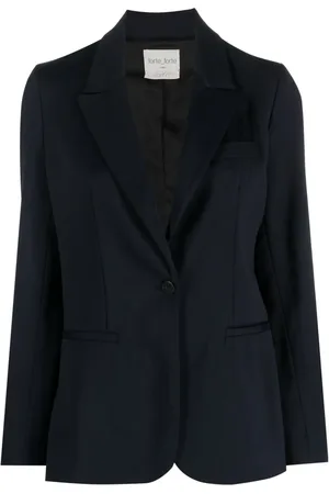 FORTE FORTE Enkelknäppt blazer med klassiskt slag