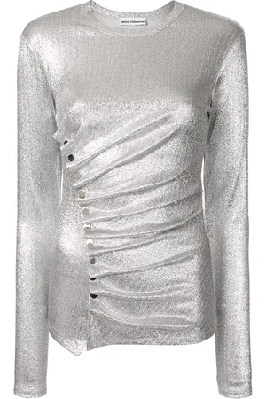 Paco rabanne Draperad blus