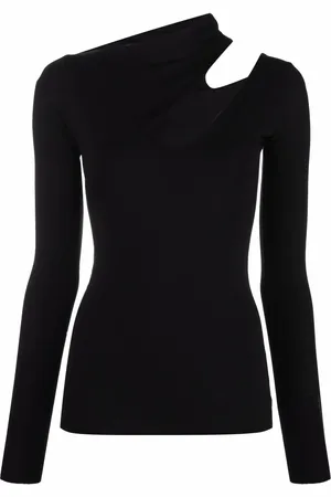 MANURI Bambina blus med utskuren detalj