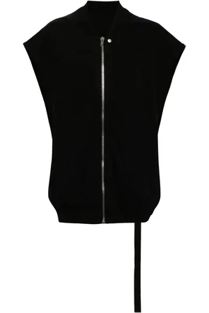 Rick Owens ärmlös jacka med dragkedja