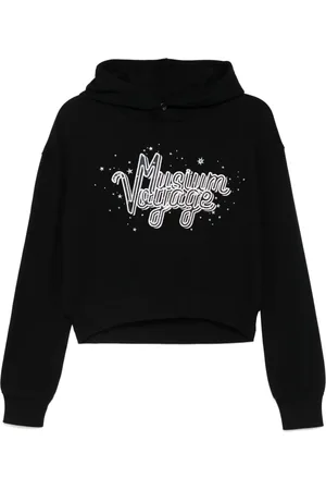 Musium Div. Hoodie med broderad logotyp
