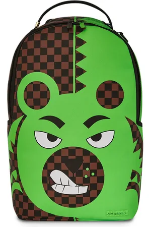 Sprayground Green Bear Face ryggsäck