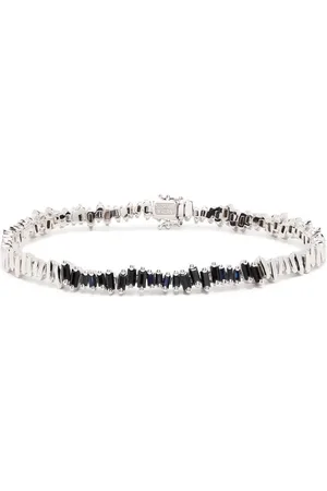 Suzanne Kalan Armband i 18K vitguld med safir