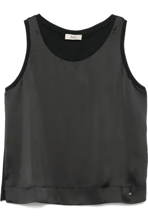 HERNO Topp i satin