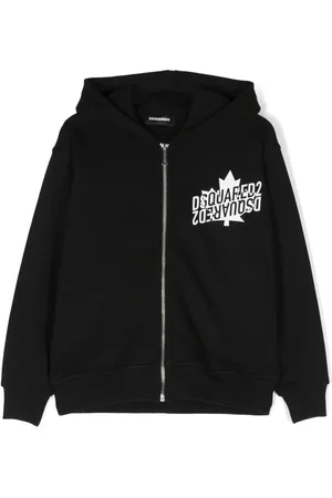 Dsquared2 Hoodie med logotyp