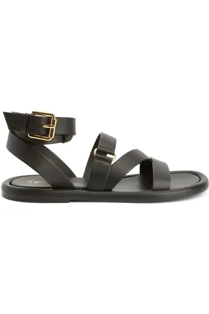 Giuseppe Zanotti Lädersandaler med remmar